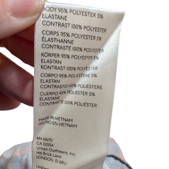 🌹 Free People Black & Crimson Floral Ruffle Flare Jumpsuit – S - Picture 8 of 9